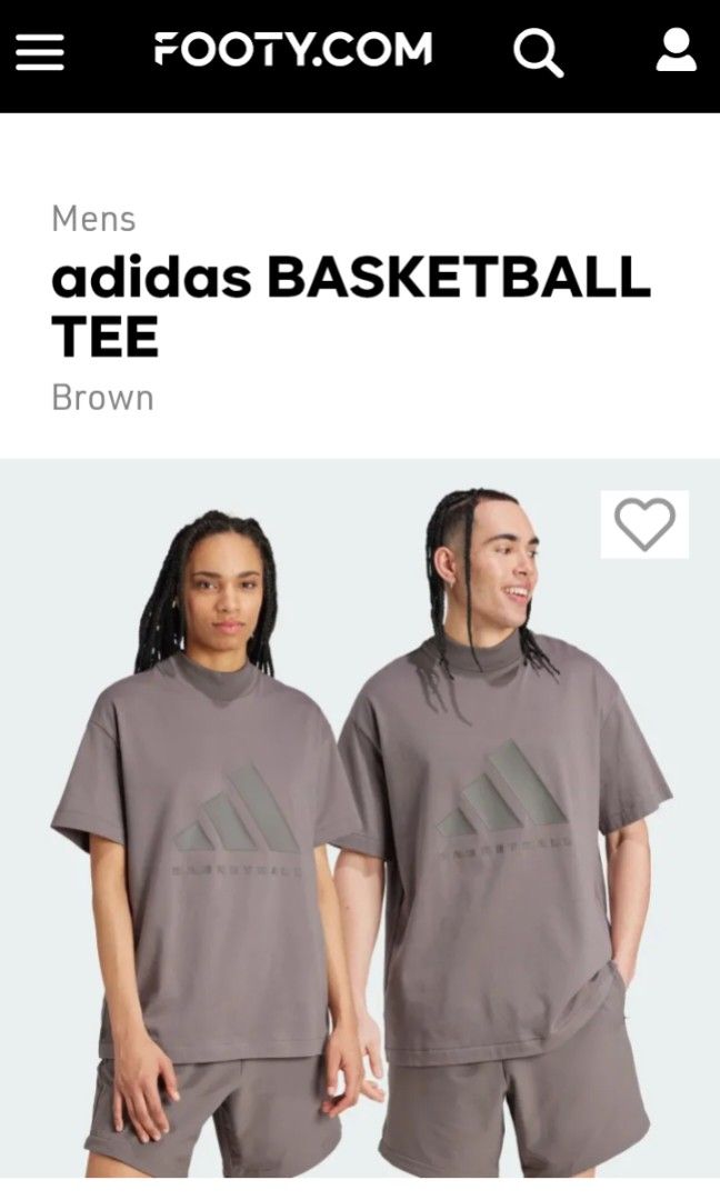 ADIDAS BASKETBALL TEE (Category: Tshirts & Polo Shirts ) located in Surigao. Submitted by luffytrift (Listing ID 1463806970, Image 2). Description: Adidas Basketball Tee(brandnew) Size: Medium (oversized) Dimension: L 30.7 x W 25 Excellent Condition Color rate: 10/10 No Issue.