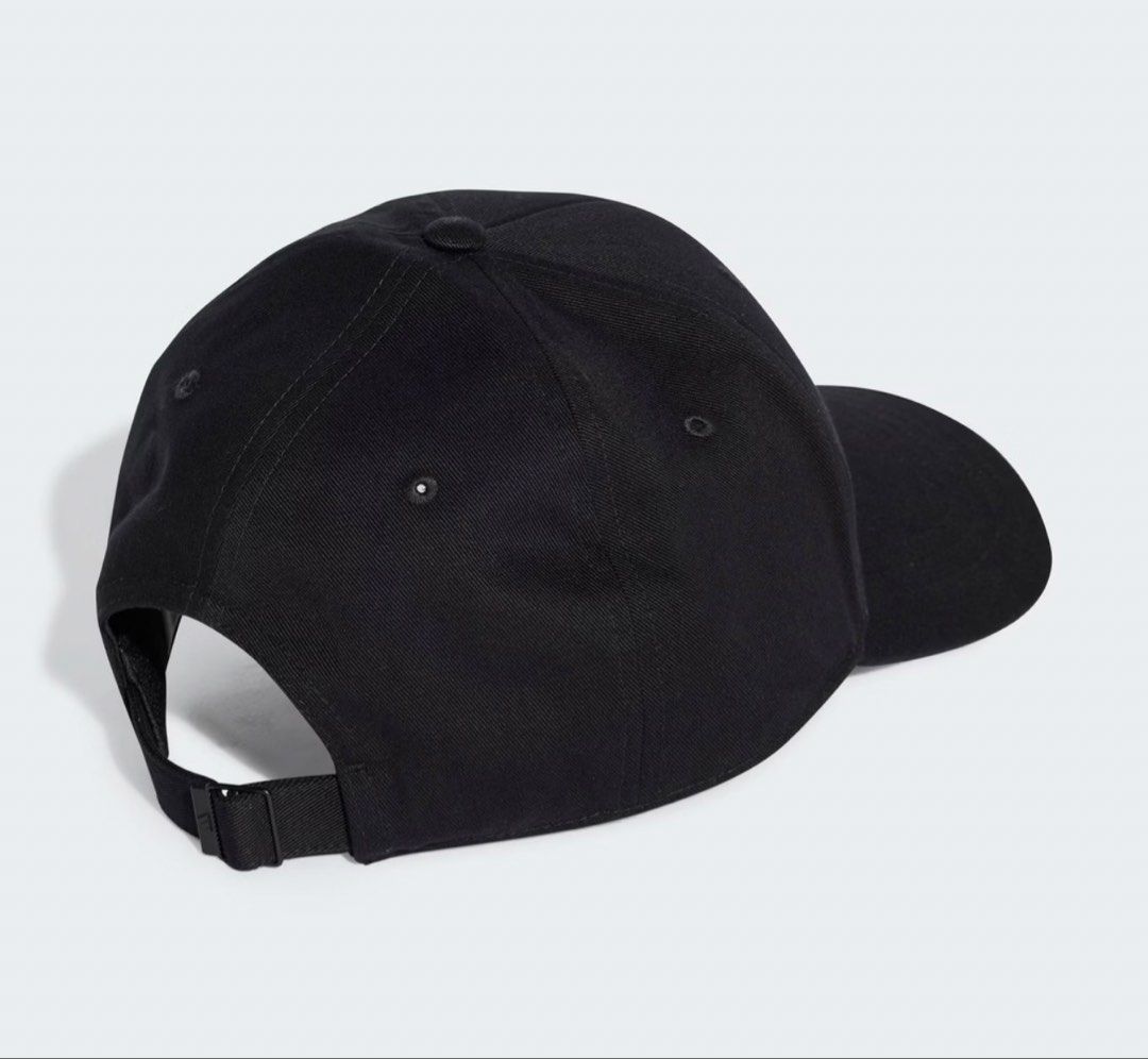 Adidas BB Cap Cot NL Black (Category: Caps & Hats) located in Pasay City. Submitted by szepter (Listing ID 1463747179, Image 2). Description: - Classic black Adidas cap - Iconic white three-bar logo embroidered on front - One size fits most - Adjustable strap at the back for a comfortable fit - Made in Vietnam - Perfect for everyday wear or sports.