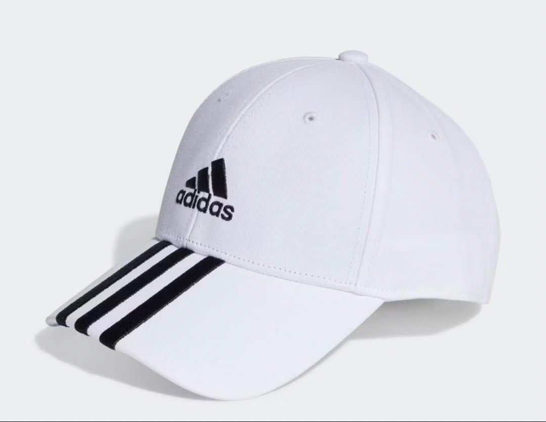 Adidas BBALL 3S CAP CT White Cap (Category: Caps & Hats) located in Pasay City. Submitted by szepter (Listing ID 1463747127, Image 1). Description: - Classic white Adidas cap - Black 3-stripes on the brim - Iconic Adidas logo on the front - Adjustable strap at the back for a comfortable fit - Made in Vietnam - One size fits most (57-60cm) - Original tag attached.