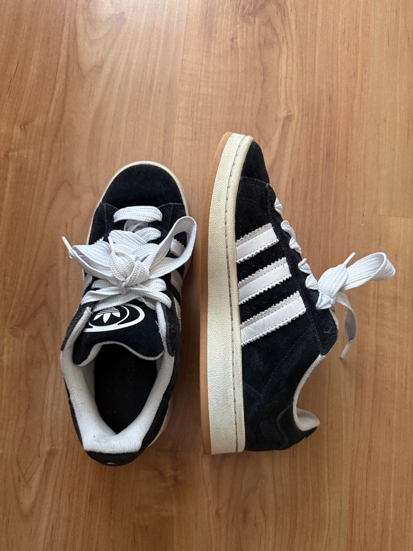 ADIDAS Campus 00s Black (Category: Sneakers) located in Makati City. Submitted by princesscalaquiann (Listing ID 1463775032, Image 1). Description: - No box - Bought in 2023 - Needs cleaning only.