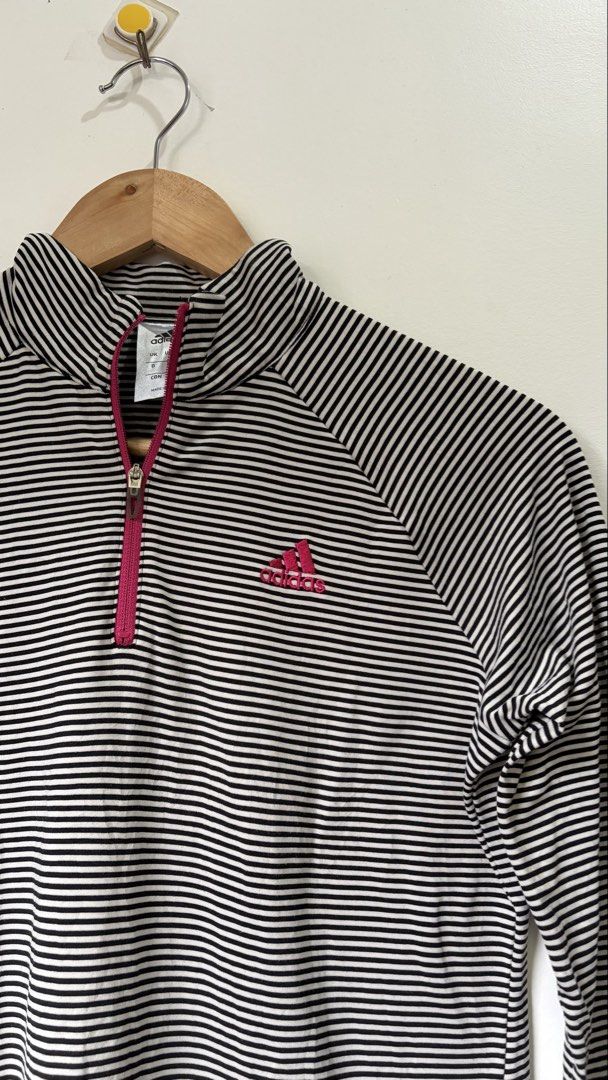 ADIDAS- HALF ZIP PULLOVER (Category: Coats, Jackets and Outerwear) located in Davao. Submitted by xyzlalalaxx (Listing ID 1463909561, Image 1). Description: .