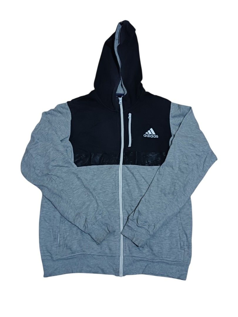 ADİDAS HOODİE (Category: Hoodies) located in Mendez-Nunez. Submitted by joziahshen09 (Listing ID 1463866199, Image 1). Description: ⚡ ADİDAS TWO TONE HOODİE ⚡ MINE: 200 ⚡good fittings! ⚡embroidered design ⚡cool colorway ⚡DIMES (inches 0 start) W- 21 L- 27.