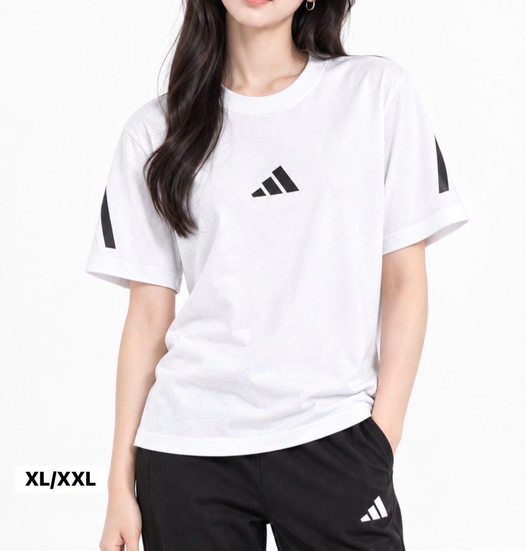 Adidas Original T Shirts (Category: Tshirts & Polo Shirts ) located in Manila. Submitted by actd_luxury (Listing ID 1463898689, Image 1). Description: Available! 😍 Unisex M: 19x26 L: 20x27 Xl: 21x28 Xxl: 22x29.