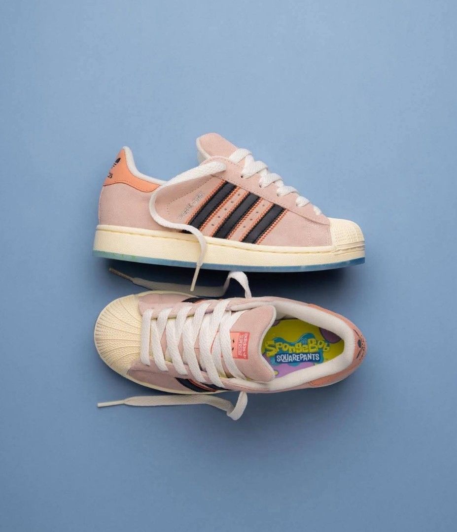 RUSH Adidas Patrick Superstar Spongebob Squarepants JQ6778 (Category: Sneakers) located in Manila. Submitted by luiseksdi (Listing ID 1463788425, Image 2). Description: RUSH ‼️‼️ adidas Superstar X Spongebob Squarepants - "Patrick Star" BrandNew Size 10.5 mens US Sampaloc Manila , Near UST 3,500.