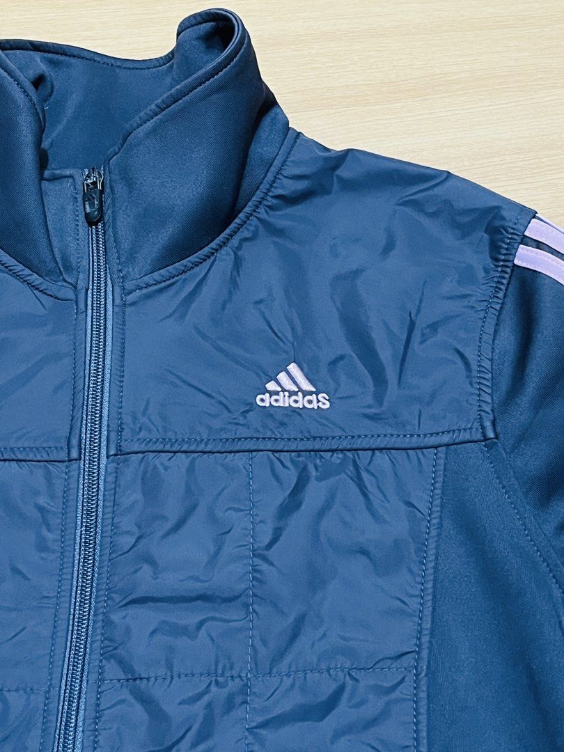 Adidas Track Jacket - Gray (Category: Coats, Jackets and Outerwear) located in Castillejos. Submitted by prvsly.ph (Listing ID 1463933090, Image 3). Description: * Best Fit: M * Width: 48 cm * Length: 60 cm * Color Rate: 9 * Like New Condition PRICE: ₱500.00 + SF 🧾 MOP: Cash/GCash/BDO 📦 We Ship Nationwide via J&T 📍Castillejos, Zambales.