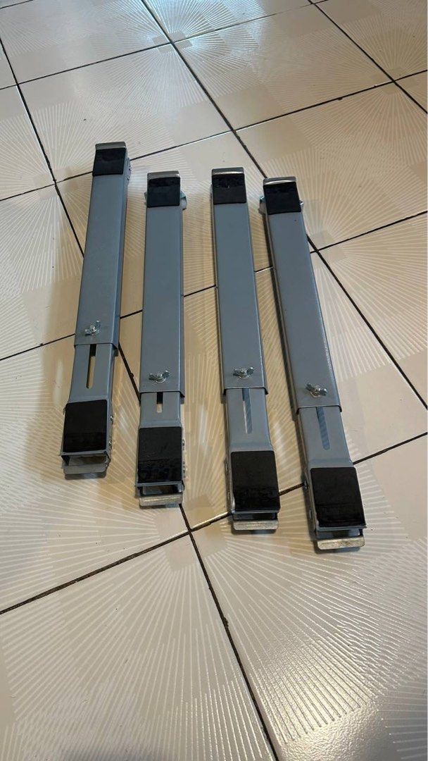 Adjustable Appliance Roller Base for Washing Machine Fridge (Category: Washing Machines and Dryers) located in Manila. Submitted by tsukkisell (Listing ID 1463917103, Image 2). Description: - Ideal for moving heavy items (washing machines, refrigerators, etc.) - Adjustable length to fit various appliance sizes - Features non-slip pads for stability - Easy to assemble and use - Helps protect your floors from scratches and damage - brand new and we