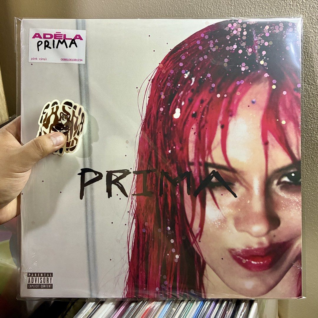 ADÉLA - PRIMA (Pink Vinyl Record) (Category: Vinyls) located in Quezon City. Submitted by sashaspinsss (Listing ID 1463864953, Image 1). Description: - Adela Prima vinyl record - Pink variant - Comes with a sticker - Parental Advisory label on cover - Excellent addition to any vinyl collection.