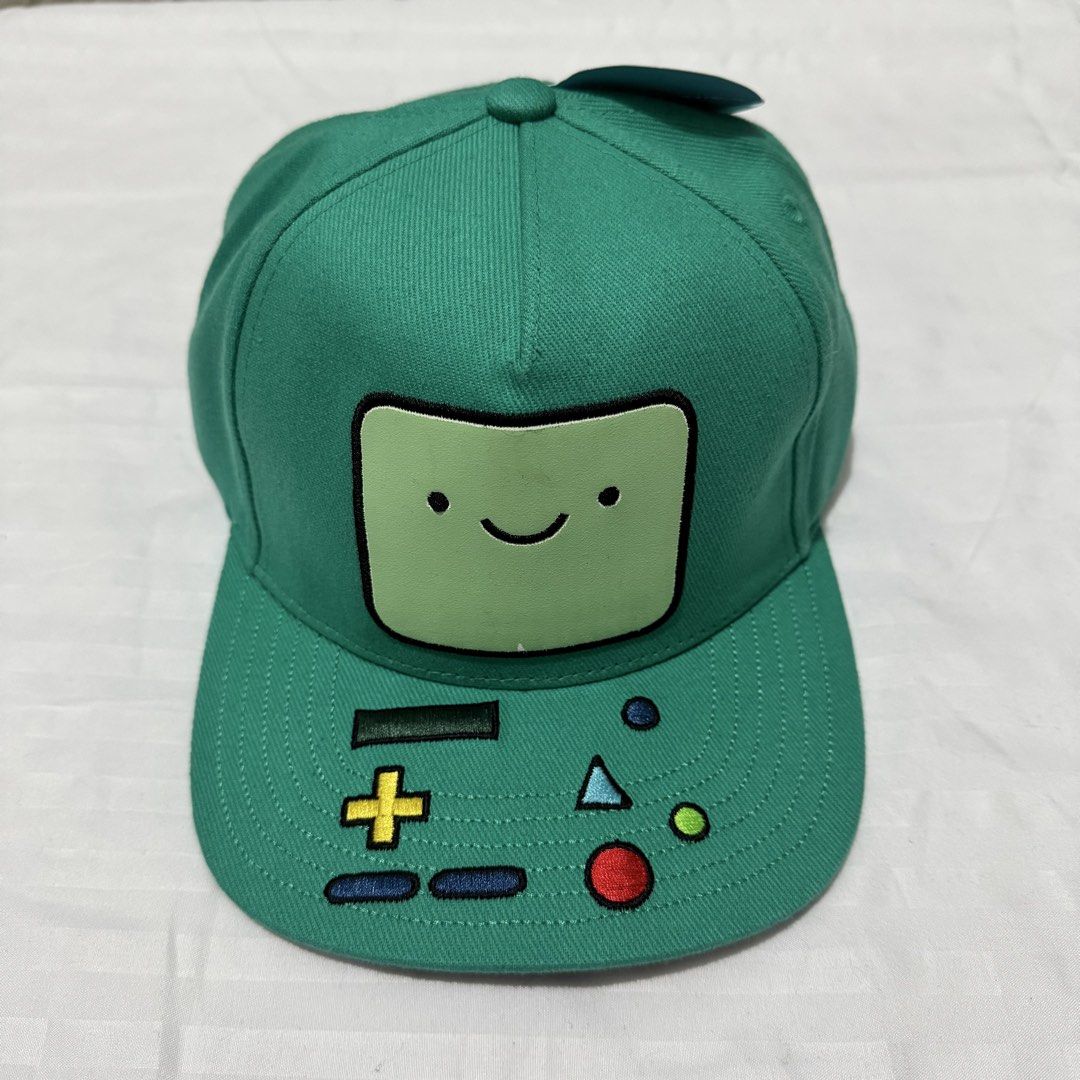 ADVENTURE TIME (Category: Caps & Hats) located in Pasig City. Submitted by jaaard (Listing ID 1463922314, Image 1). Description: Brand new adventure time cap Minimal scratch issue center bottom area.