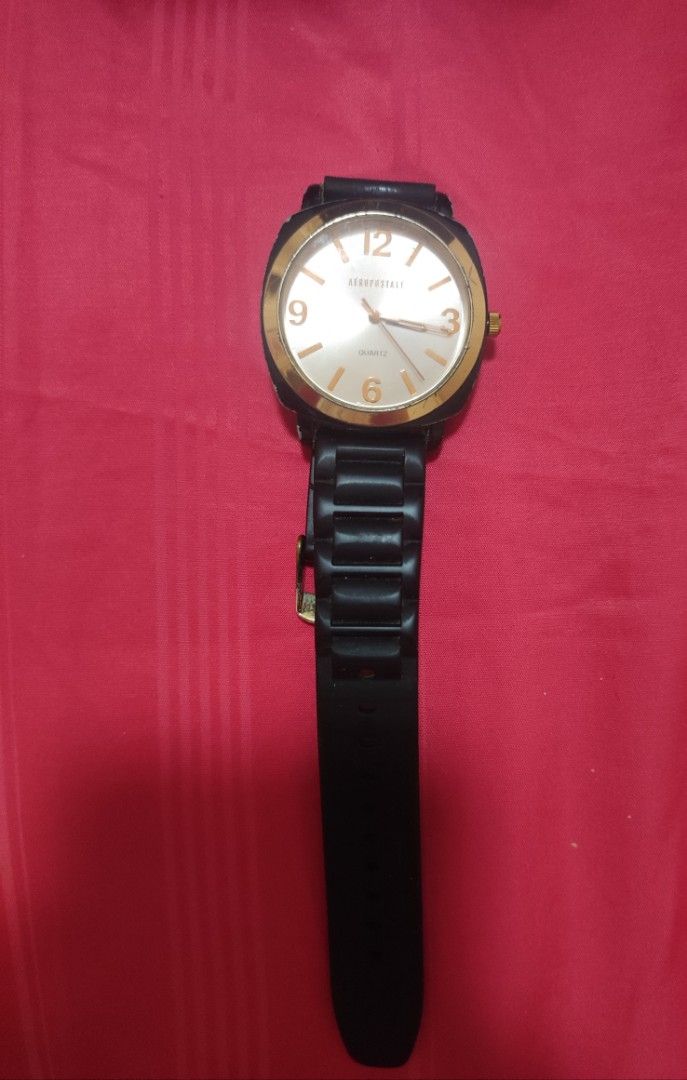 Aeropostale Quartz black watch (Category: Luxury Watches) located in Bocaue. Submitted by jessdcluters (Listing ID 1463922454, Image 1). Description: .