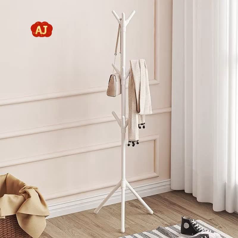 AJ Coat Rack - Black or White - Tripod Stand (Category: Hooks & Hangers) located in Manila. Submitted by iliasjen3082126 (Listing ID 1463929795, Image 2). Description: - Stylish tripod coat rack - Available in black or white - Easy to assemble with integrated handrail - Strong and durable steel pipe construction - Moisture-proof and mildew-resistant - Perfect for organizing coats, bags, and hats.
