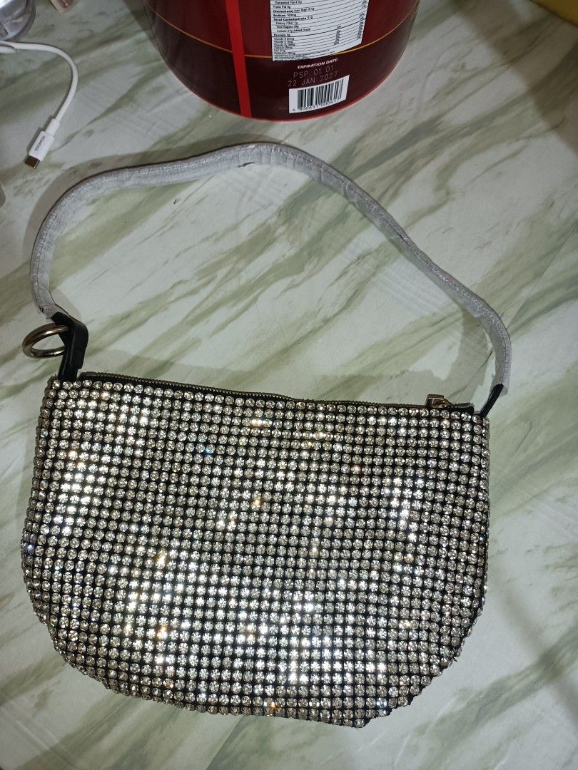 Alexander Wang Heiress Rhinestone Handbag (Category: Purses & Pouches) located in Bolinao. Submitted by shayne_0215 (Listing ID 1463884164, Image 2). Description: - Coded - Fresh from Ukay/Preloved Source - Brand New, Ideal as a gift - Classy pouch for parties and events - Can fit essentials - Last Price Posted with Free Shipping Nationwide - Mine Now, Pay Now via GCASH.