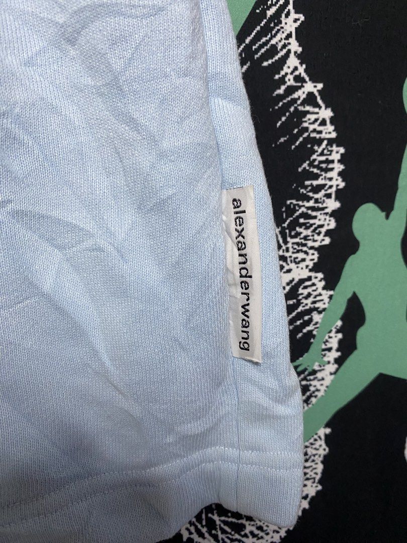 ALEXANDERWANG SWEATSHORT🩵 (Category: Shorts) located in Tabaco. Submitted by goodyshit.9 (Listing ID 1463808627, Image 3). Description: ALEXANDERWANG SWEATSHORT🩵 EXCELLENT CONDITION✅ COLOR RATE 9.8/10 NO ISSUE📌 WAIST 29TO36 MAX LENGHT 18 .