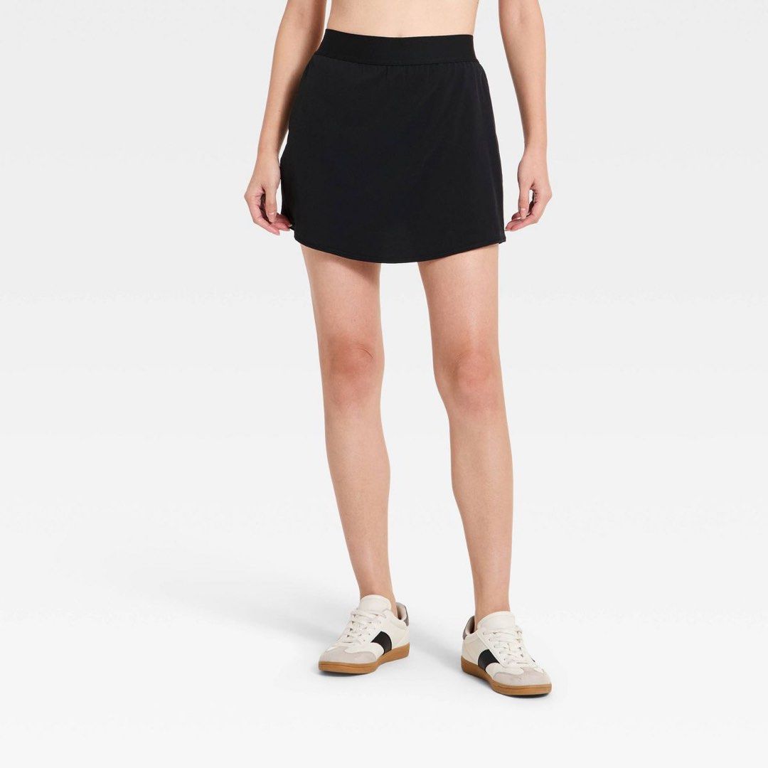 All in motion☀️Women's Active Light Woven Skort (Category: Activewear) located in Taguig. Submitted by greenfuzz (Listing ID 1463771385, Image 2). Description: Made for: jogging, walking, light workouts, everyday wear Moves with: lightweight recycled polyester-spandex blend fabric Must-have features: UPF 50+ rating, moisture wicking, quick drying, built-in shorts with side stash pocket, cotton gusset, full elastic waistband, athletic fit, 4in ins
