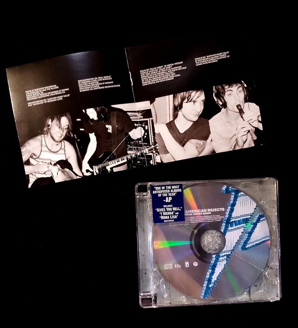 All-American Rejects - When The World Comes Down (2008) (Category: CDs & DVDs) located in Manila. Submitted by musicsectionph (Listing ID 1463925567, Image 3). Description: ‎FOR SALE: ‎The All-American Rejects' explosive 2008 alternative rock masterpiece "When the World Comes Down" flagship release! ‎ ‎ABOUT THIS ALBUM: ‎This is the legendary American rock band's massive third studio triumph, produced by Eric Valentine. It features a brilliant mi