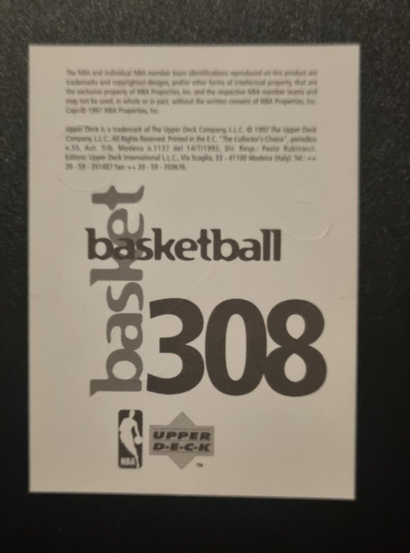 Allen Iverson (Category: Raw Singles) located in Pasig City. Submitted by MaryandXaviersCorner (Listing ID 1463763180, Image 2). Description: Allen Iverson Upper Deck Sticker Actual pictures of the item posted Will be shipped in a toploader and bubblewrap Please check my other NBA cards listings..