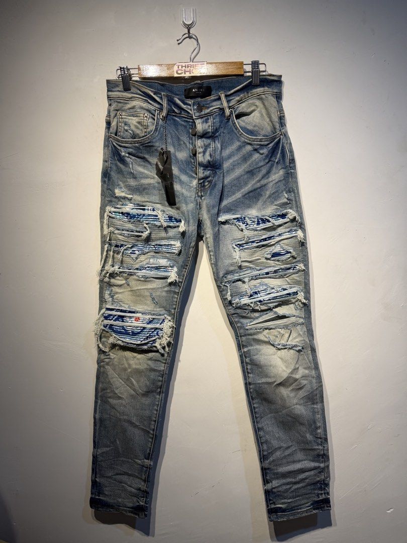 Amiri Pants (Category: Jeans) located in Carmen. Submitted by thriftnichoii (Listing ID 1463838546, Image 1). Description: Amiri 32x40 .
