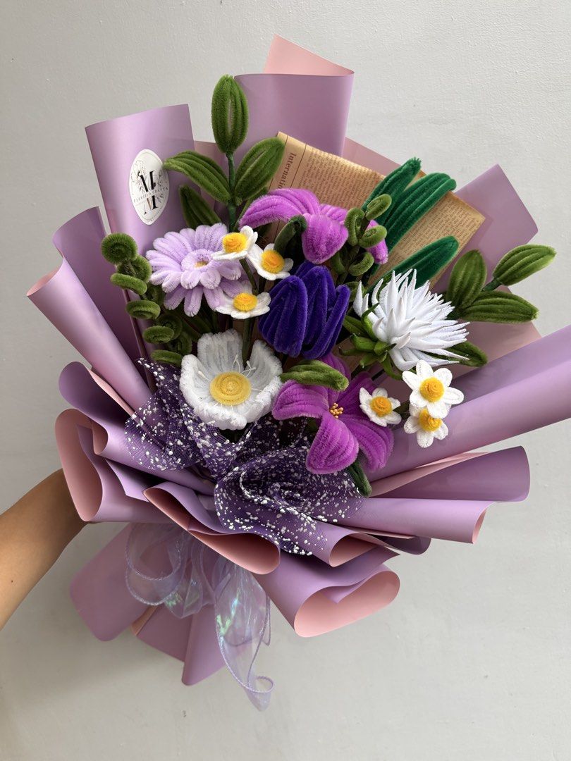 ANDREA FLORÈ (Category: Flowers & Bouquets) located in Valenzuela. Submitted by mflowers_crafts (Listing ID 1463897280, Image 3). Description: HANDMADE FLOWERS THAT LAST! Looking for a beautiful and meaningful gift? 💐 Our handmade flower bouquets are carefully crafted with satin ribbons, fuzzy wire flowers, and dried trigo fillers—made with love and designed to last! 💕 📦 Ships nationwide 💵 Cash on Delivery available 💐 Customized orders are w