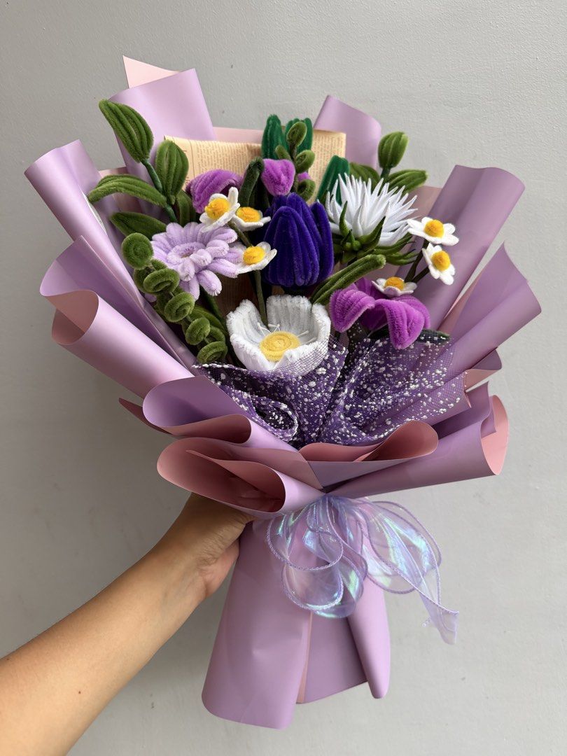 ANDREA FLORÈ (Category: Flowers & Bouquets) located in Valenzuela. Submitted by mflowers_crafts (Listing ID 1463897280, Image 2). Description: HANDMADE FLOWERS THAT LAST! Looking for a beautiful and meaningful gift? 💐 Our handmade flower bouquets are carefully crafted with satin ribbons, fuzzy wire flowers, and dried trigo fillers—made with love and designed to last! 💕 📦 Ships nationwide 💵 Cash on Delivery available 💐 Customized orders are w