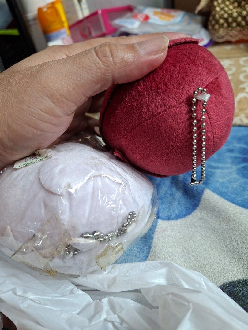 Anime Plushies - Red & White Characters (Category: Plushies & Soft Toys) located in Lucena. Submitted by dai_suki (Listing ID 1463844473, Image 3). Description: - Set of 2 cute anime plushies - Plushie 1: Red hair, eyepatch, keychain loop - Plushie 2: White hair, purple eyes, keychain loop - Ideal for anime collectors and fans - Sold as a set.