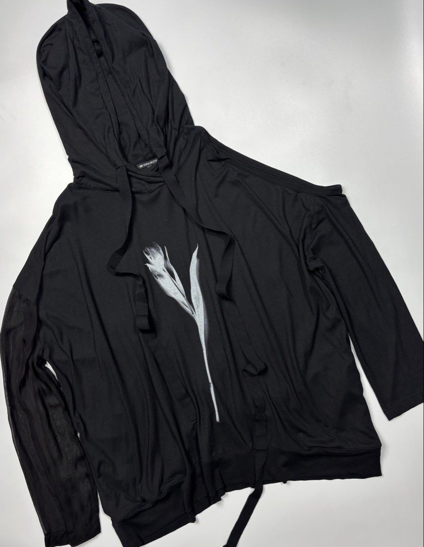 Ann demeulemeester mesh one sleeve (Category: Luxury Apparel) located in Abucay. Submitted by alvinthrif57836 (Listing ID 1463816798, Image 2). Description: Ann demeulemeester ‎_______________________ ‎Size: 34 on tag ‎(Measured by Inches) ‎Width: 26 ‎Length: 27 ‎Condition: EXCELLENT ‎Color Rate: 9.510 ‎Issue: None ‎_______________________ ‎ ‎Color may vary due to lightning so check wisely. ‎Thank you for your understanding ❤️.