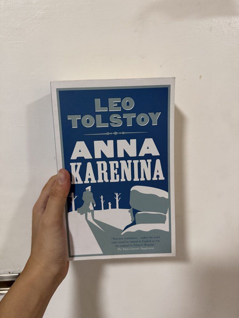 Anna Karenina by Leo Tolstoy (Category: Storybooks) located in Mandaluyong City. Submitted by nfwmb22 (Listing ID 1463842079, Image 1). Description: ❗️READ FIRST ❗️ RFS: moving out notes: i didn’t read/use this copy, it was just on my shelf original price: ₱559 classics, russian lit, tolstoy, booktok pm me for more info/photos - shipping shouldered and handled by buyer - MOP: Gcash/Gotyme/Seabank - 2 day reservation only - only offer if you’ll ac