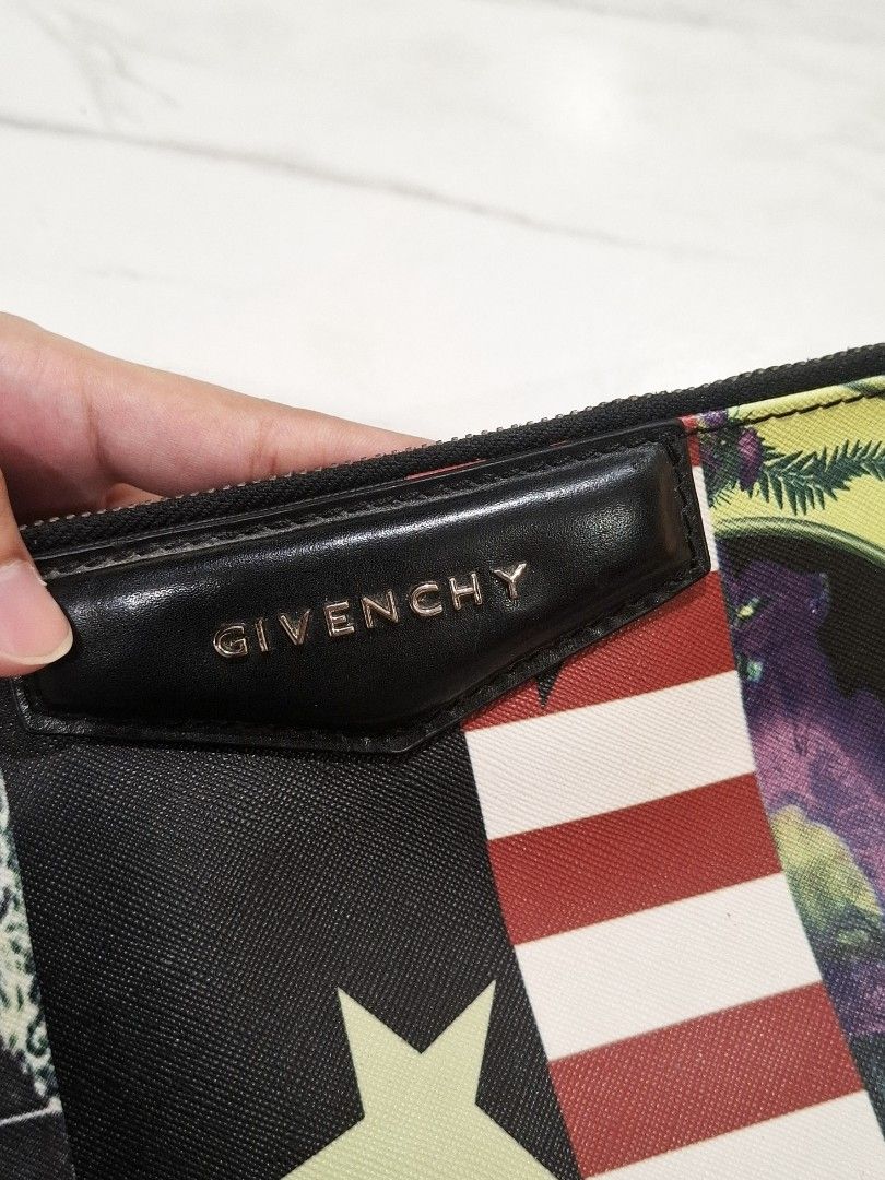 Archive Givenchy Glitched Madonna Clutch Bag (Authentic) (Category: Belt bags, Clutches and Pouches) located in Pasig City. Submitted by coveted.mnl (Listing ID 1463846530, Image 2). Description: Authentic. Archive Discontinued Glitched Madonna Condition - 9/10 Color Rate - 10/10 Retail went for $400 (P24,800) Message us for more info🤍 (measurements, specific detail, etc.) Open for offers ;).