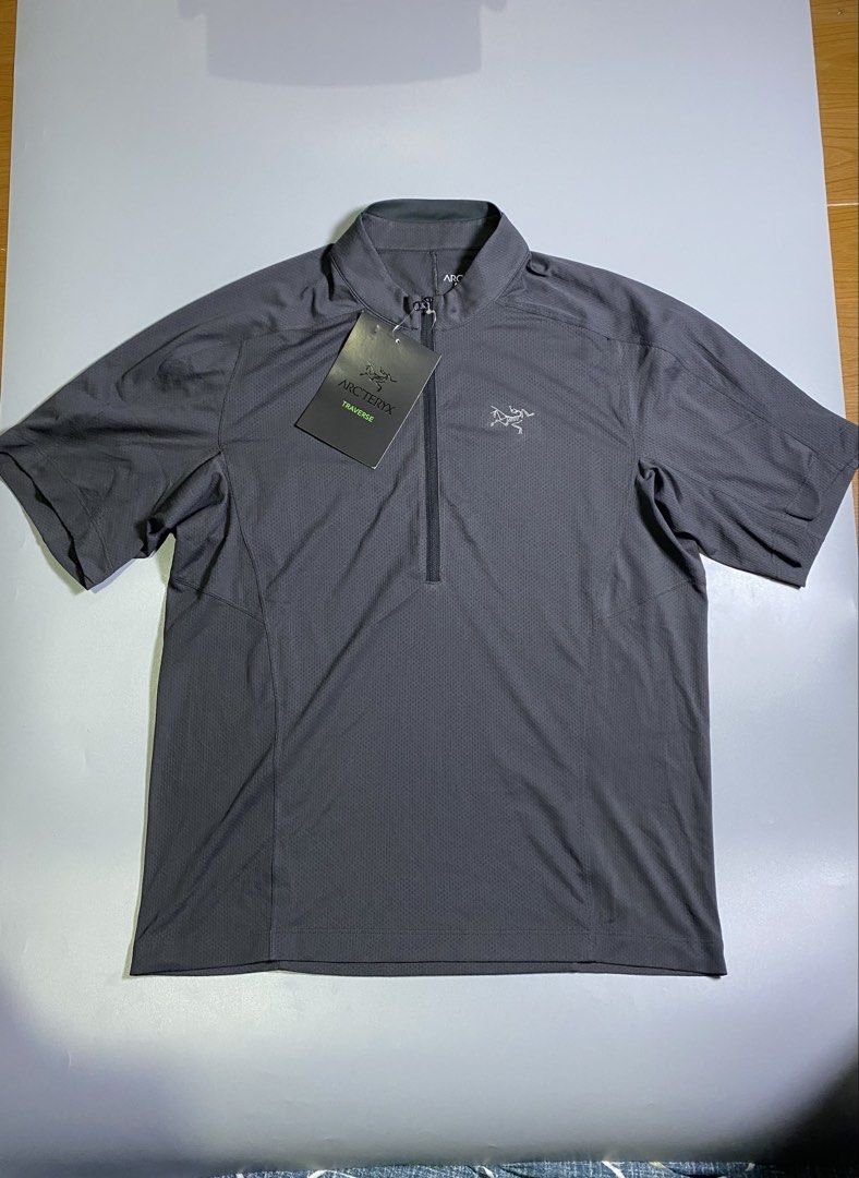 Arc'Teryx Velox Neck Zip SS (Category: Activewear) located in Alcala. Submitted by zookarchive (Listing ID 1463775771, Image 2). Description: Arc'Teryx Velox Neck Zip SS Designed for Trekking/Running/Training Color: Janus (Dark Grey) Lightweight & Breatheable Size Medium Mens 21 x 28 Brand new with tags not been used Retail @ ₱6,000++ Selling for only ₱3,500 shipping fee at buyers expense Feel free to offer✌️ .