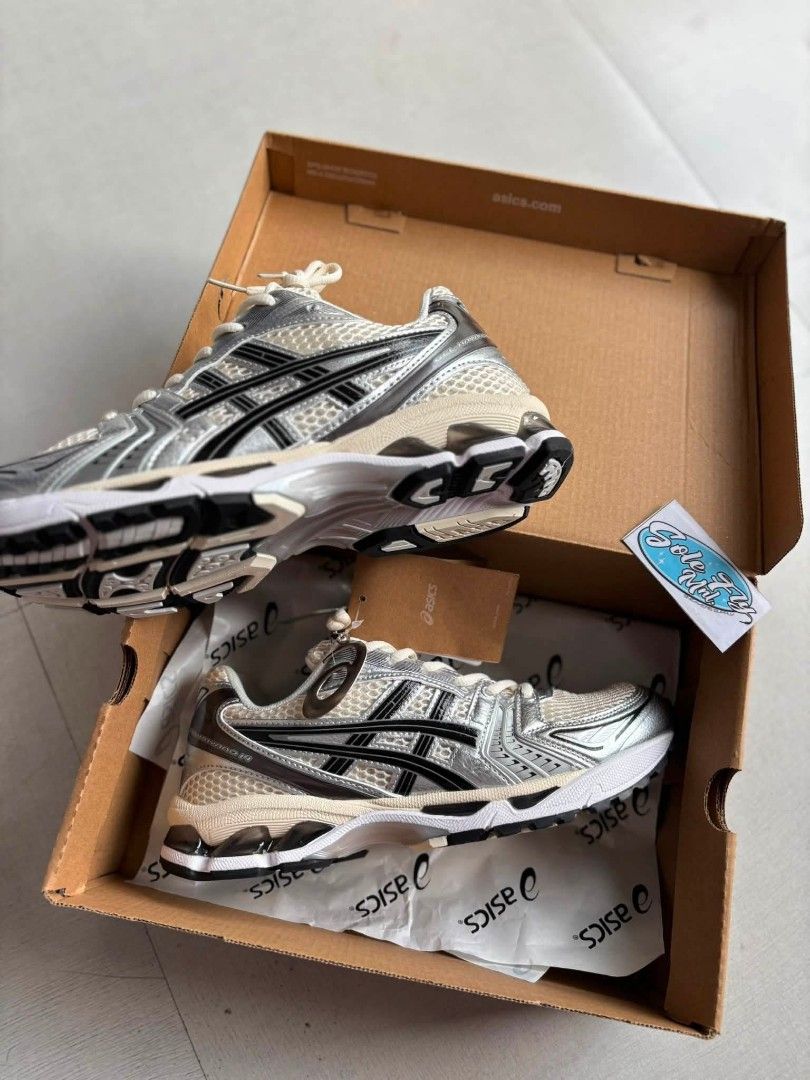 ASICS KAYANO 14 (Category: Sneakers) located in Manila. Submitted by solefly_mnl.26 (Listing ID 1463819405, Image 1). Description: ASICS KAYANO 14 bnew 1899+sf available sz 36 to 45 mens&women's actual pic posted!!! onhand ready to lalamove/ship via jrs novaliches qc area dm us for orders📩 fb page: solefly mnl v2.