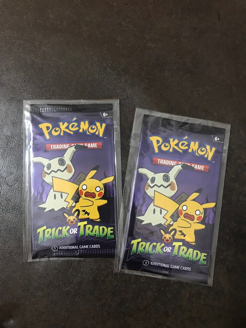 Assorted characters (Category: Raw Singles) located in Manila. Submitted by lovekittygirl (Listing ID 1463805155, Image 1). Description: - Two (2) Pokemon Trick or Trade trading card packs - Perfect for collectors and players - Adds fun to your Pokemon card collection - Ideal for trading and playing games.