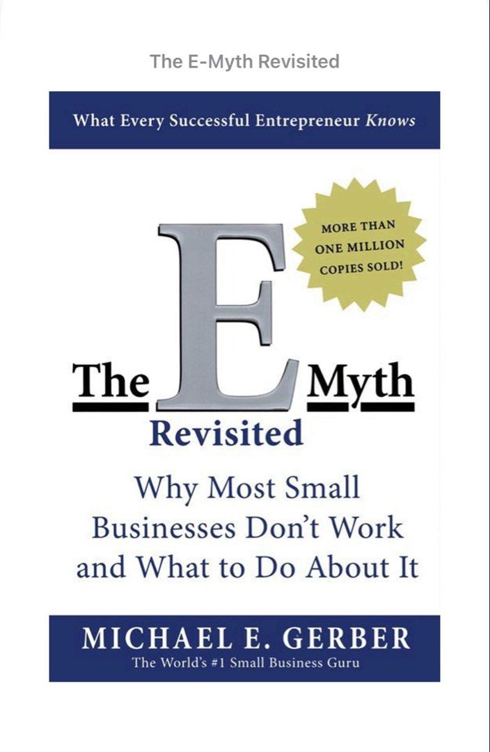 (Audiobook & Ebook) The E Myth Revisited - Michael E. Gerber (Category: Storybooks) located in Caloocan City. Submitted by readiverse (Listing ID 1463798762, Image 2). Description: ✨The E-Myth Revisited✨ Michael Gerber Self Help Book Discover why many small businesses struggle to grow and learn how to build a business that works efficiently without depending entirely on you. Audiobook + Ebook Format ₱30 Ebook only ₱15 Learn and Grow with Self-Hel