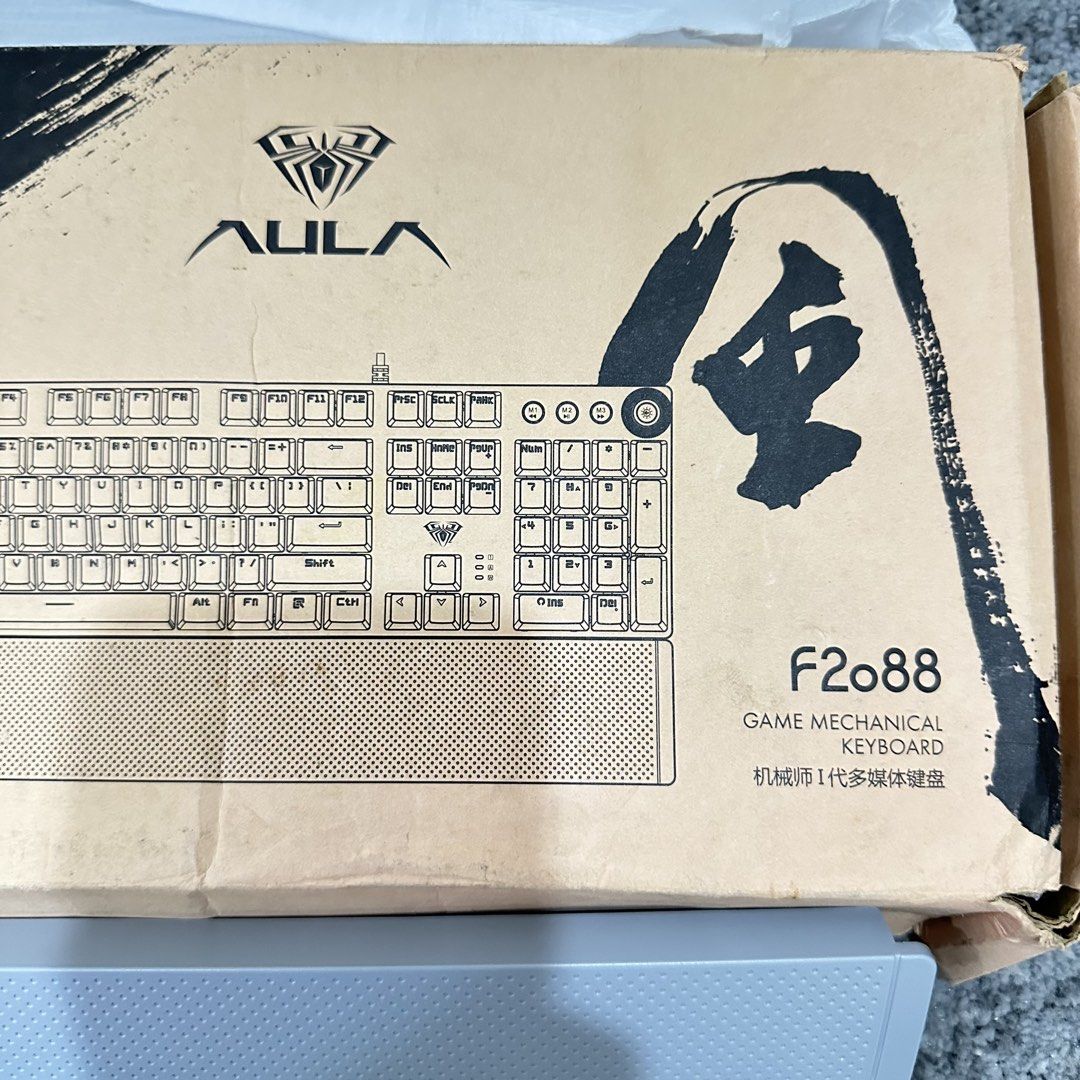 AULA F2088 Game Mechanical Keyboard White (Category: Computer Keyboard) located in Paranaque City. Submitted by changingclassic (Listing ID 1463926642, Image 3). Description: AULA F2088 Mechanical Keyboard -New -unused -rfs: Decluttering DM FOR INTERESTED.