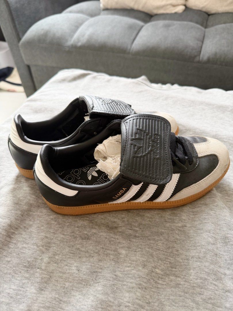 AUTHENTIC Adidas SAMBA LT SHOES (original) (Category: Sneakers) located in Manila. Submitted by closetbymia (Listing ID 1463742734, Image 2). Description: For Sale 👟✨ Size: US 7 / 24 cm Condition: used twice only! Still good condition. Minimal dirt can clean naman Quality: Super nice quality & very comfy 🤍 Easy to style and can be paired with skirts, jeans, shorts, and many more! RFS: Decluttering — I have too many shoes 😅 Mode of Payment: GCa