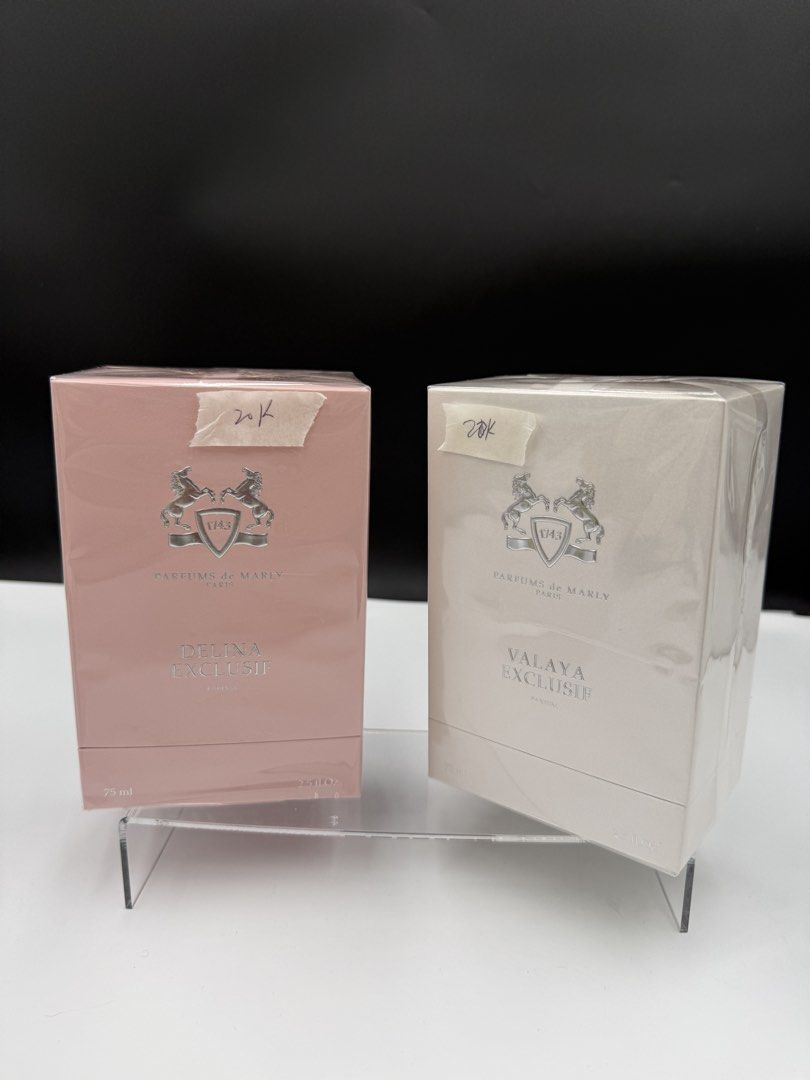 Authentic Parfums dr Marly delina Exclusif (Category: Fragrance & Deodorants) located in Manila. Submitted by baggitkk (Listing ID 1463786291, Image 1). Description: Per piece 📍Makati Meet up is also available! On Hand Ready for Lalamove or GrabPadala Price is as stated! .
