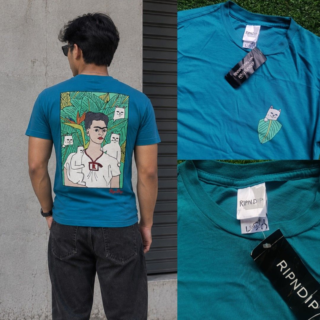 Authentic RIP N DIP Nermal Portrait TEE (Category: Tshirts & Polo Shirts ) located in Davao. Submitted by eve_vintage (Listing ID 1463801036, Image 1). Description: BNew RIP N DIP Nermal Portrait TEE Size: Small Dimes: 18.5 x27.5 NO ISSUES EXCELLENT CONDITION BNEW DEAD STOCK 499+ SF.