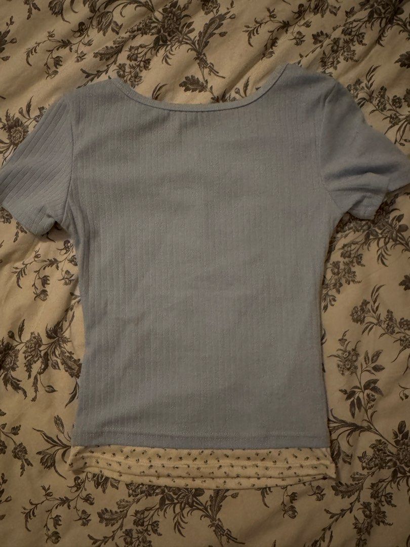 Baby Blue Ribbed Top (Category: Shirts) located in Santa Cruz. Submitted by maelizxr (Listing ID 1463800290, Image 2). Description: .