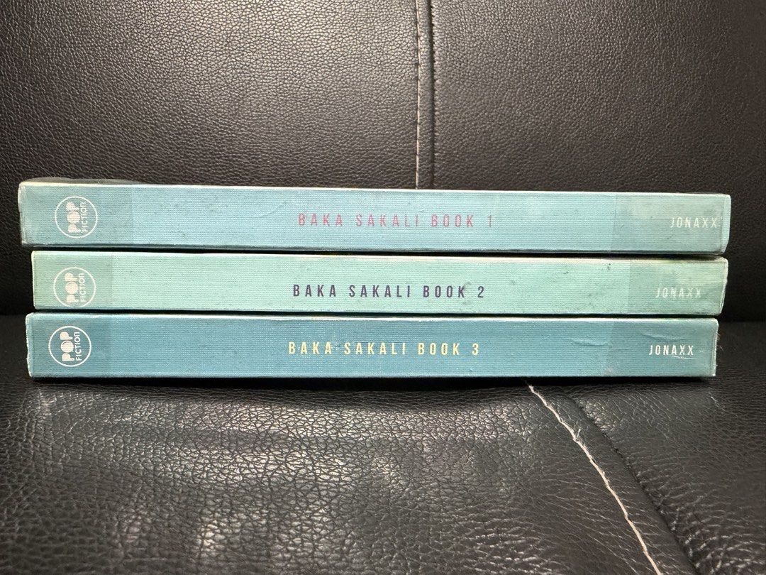 Baka Sakali Book 1, 2, 3 by Jonaxx (Category: Comics & Manga) located in Pasig City. Submitted by ronabels (Listing ID 1463812214, Image 1). Description: - Complete Baka Sakali series by Jonaxx - Includes Book 1, Book 2, and Book 3 - All books are Pop Fiction editions - Ideal for fans of the series set is priced at 300. if will be bought per piece, it will be 120 each. .