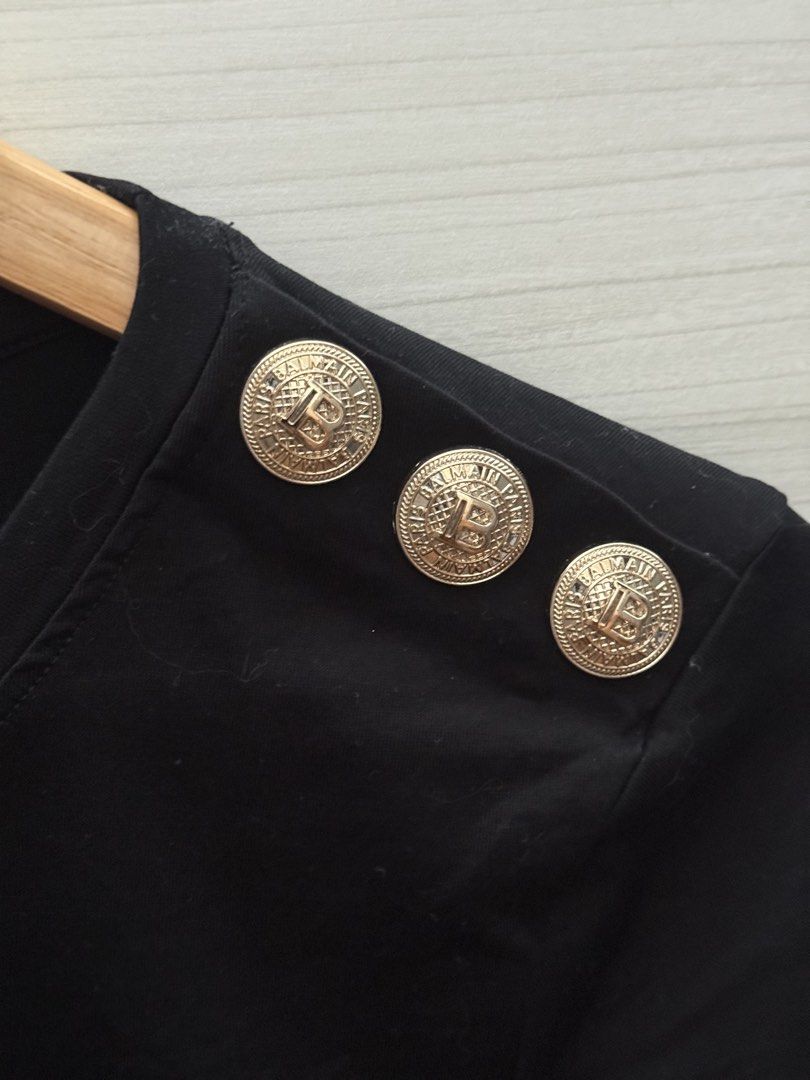 Balmain Dubai black shirt small (Category: Blouses) located in Antipolo. Submitted by minimalist.chic (Listing ID 1463865585, Image 3). Description: Used twice only! Size: small.