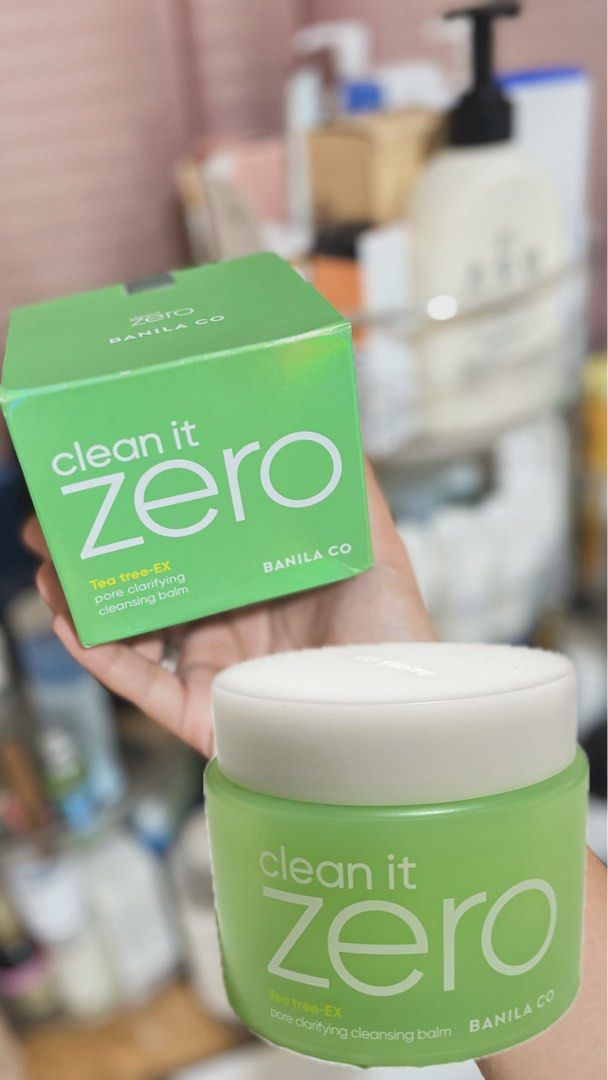 Banila Co Clean It Zero Tea Tree Pore Clarifying Cleansing Balm (Category: Face Care) located in Bacolod City. Submitted by vintage_vogue6100 (Listing ID 1463787584, Image 1). Description: - Banila Co Clean It Zero Cleansing Balm - Tea Tree-EX Pore Clarifying version - Effectively removes makeup and impurities - Great for clarifying pores - Comes in original packaging.