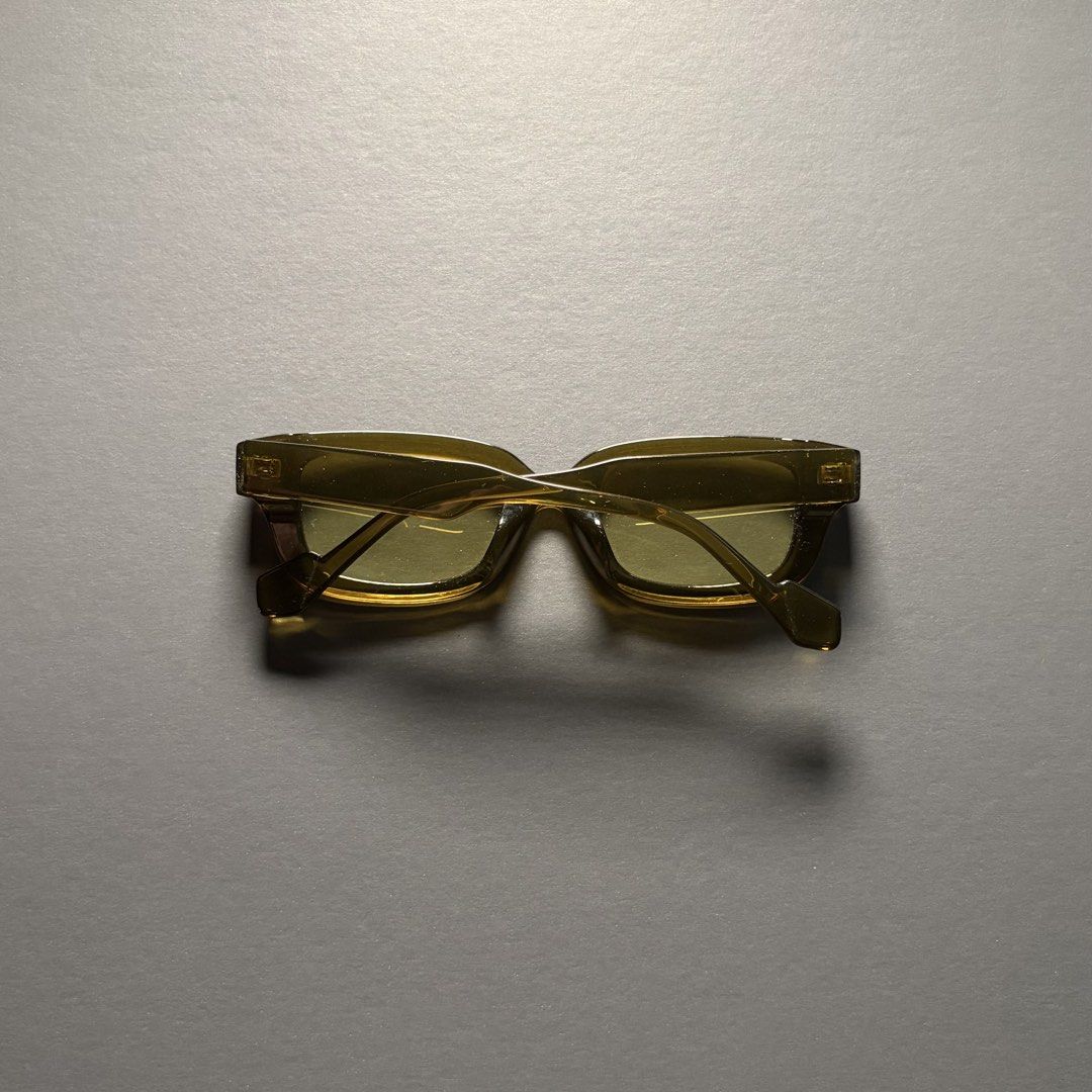 baobab rectangular eyeglasses in reed (pickle) (Category: Sunglasses & Eyewear) located in Las Pinas. Submitted by artloversun (Listing ID 1463810969, Image 2). Description: baobab eyeglasses in the reed style and pickle color way. with olive green-tinted lenses originally bought in nov 2024 selling low bc decluttering (and the glasses don’t really fit my head shape and size) mop: gcash/bank transfer qr (no refunds please. thank you!) delivery: l
