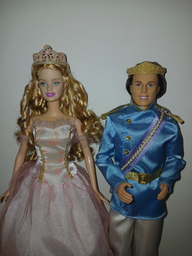 Barbie & nutcracker fantasy set with marzipan (Category: Kids Toys) located in Subic. Submitted by frncnjntmr22 (Listing ID 1463866224, Image 1). Description: - Barbie Prince and Princess doll set - Prince wears a blue royal jacket and white pants - Princess is dressed in a pink gown and tiara - Comes with a small pink horse toy - Includes a bouquet of flowers - Ideal for imaginative play and collectors "ignore& pass sa barat at maaarte perpeksyu