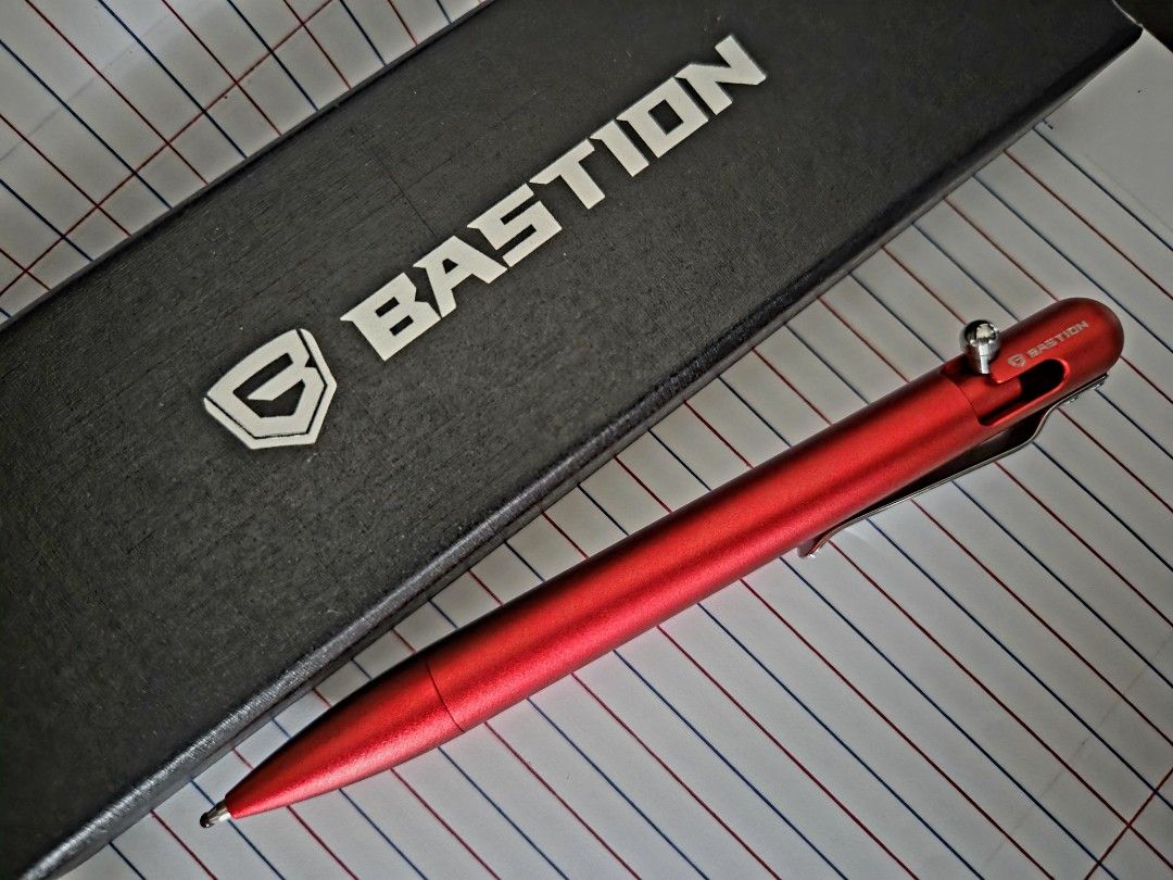 Bastion Bolt Action Pen (Category: Craft Supplies & Tools) located in Marikina City. Submitted by knifeandtoolphilippines (Listing ID 1463803692, Image 2). Description: Fixed Price No Trades Brand New Sealed Parker Refill.
