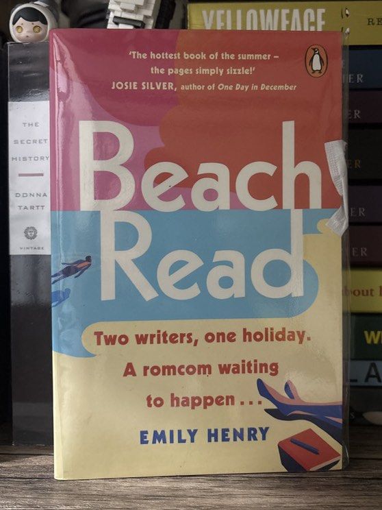 Beach Read by Emily Henry (Category: Storybooks) located in Marikina City. Submitted by visionfinds (Listing ID 1463848556, Image 1). Description: ❗️Like new, no spine creases, vgc comes w sliding plastic cover and silica gel pm for more photos.