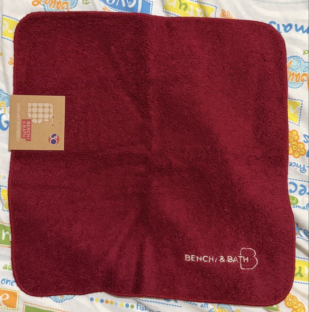Bench & Bath Hand Towels brand new (Category: Bedding & Towels) located in Manila. Submitted by nayeoniescart (Listing ID 1463818241, Image 2). Description: Bench and bath towel - ₱70 If Set of 3 - ₱180 Colors: Maroon, Dark Green, Orange Mod: Jnt (loc: Bulacan) Mop: gcash - Soft and absorbent material - Ideal for bathroom or kitchen use - Bench & Bath logo embroidered on each towel - Tags still attached on two towels.