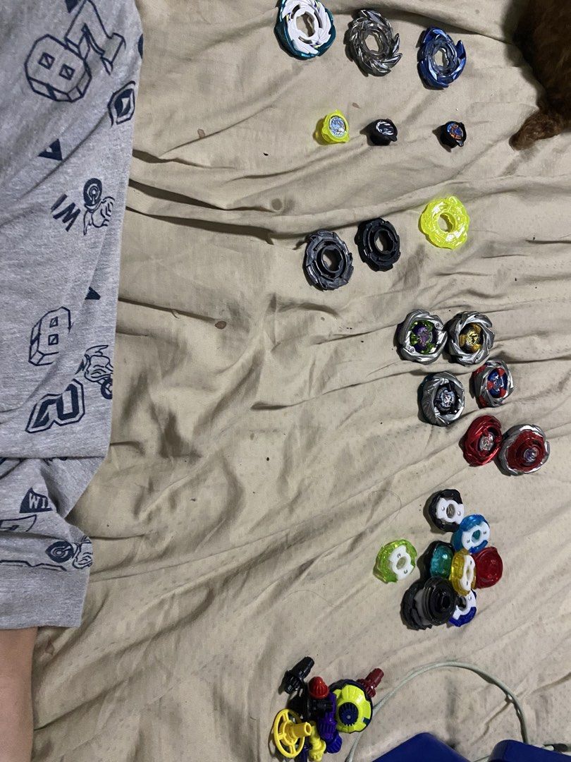 Beyblade x lot (Category: Action & Battle Toys) located in Manila. Submitted by silverbear_7419c2 (Listing ID 1463841884, Image 3). Description: Beyblade x lot take all CX LINE: Blades: Brave Brush Blast Chip: Dran Fox Pegasus Assist: Assault Jaggy Slash UX/BX saber samurai Silverwolf Leoncrest Impact drake Wizard arrow Bullet griffon RACHETS: 460 160 960 770 560 360 660 270 070 BITS Tr Yb Yb Gn Lr H L A Fb Fb V Dm is 🔑 .
