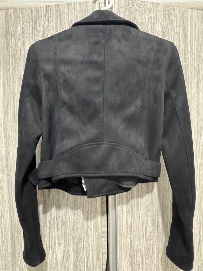 Biker Jacket (Category: Coats, Jackets and Outerwear) located in Quezon City. Submitted by wiserabbit.383b06 (Listing ID 1463924556, Image 1). Description: Like suede material. Brand new with tag. No issues..