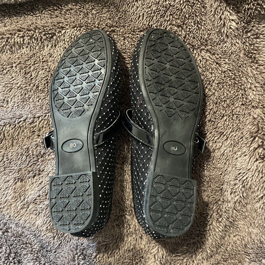 Black Mesh with Rhinestones Flats (Category: Flats & Sandals) located in Marilao. Submitted by jgcloset (Listing ID 1463751370, Image 3). Description: Bought from a local store Marikina made RFS: doesn’t fit me.