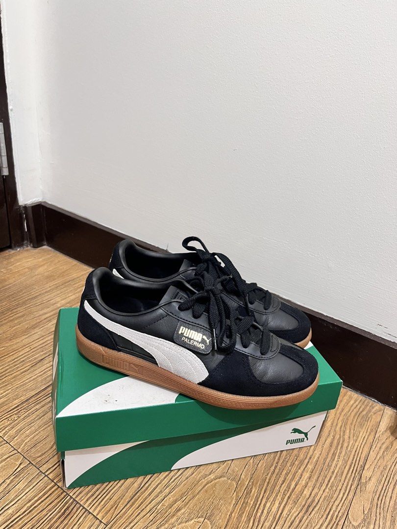 Black P*ma Palermo (Size: EU 37.5) (Category: Sneakers) located in Manila. Submitted by biskybysh (Listing ID 1463816735, Image 2). Description: In Pristine Condition, OG Comes with Box.