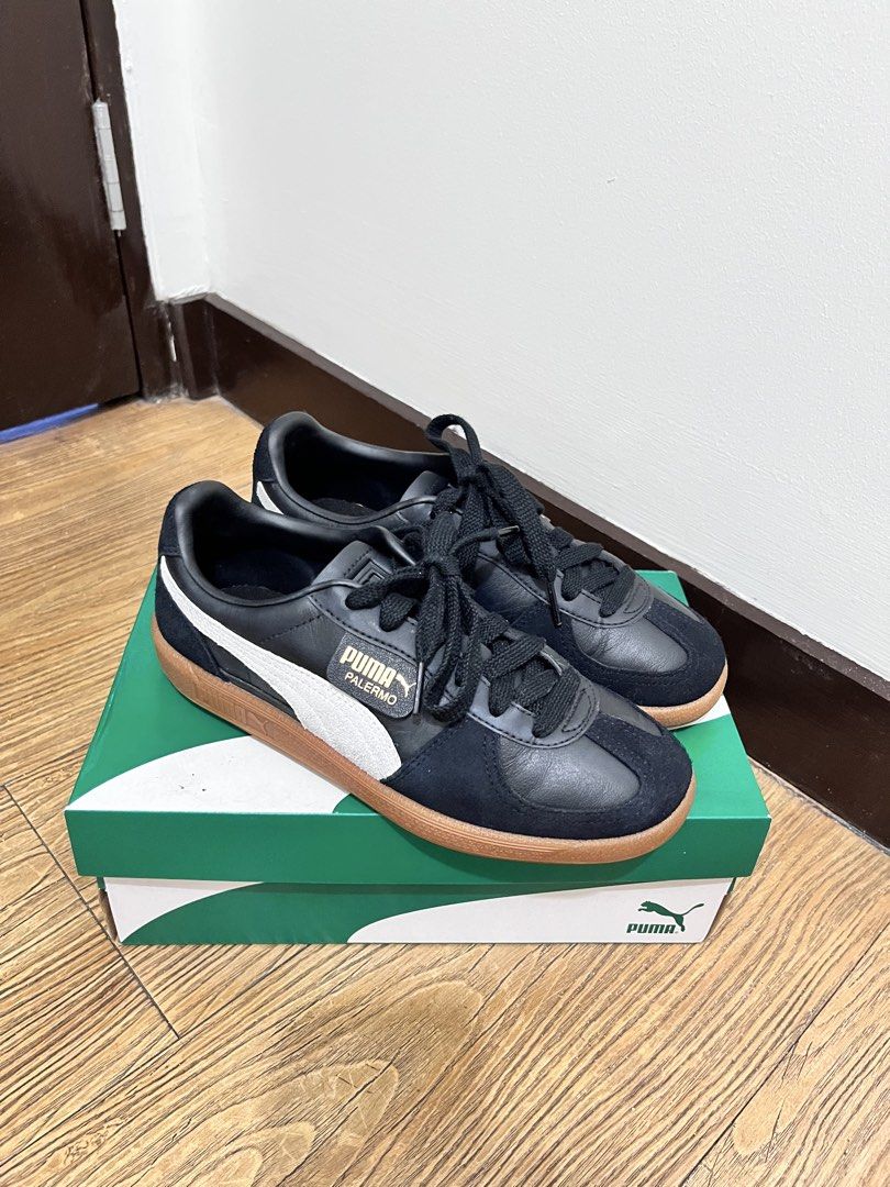 Black P*ma Palermo (Size: EU 37.5) (Category: Sneakers) located in Manila. Submitted by biskybysh (Listing ID 1463816735, Image 3). Description: In Pristine Condition, OG Comes with Box.