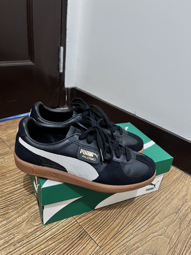 Black P*ma Palermo (Size: EU 37.5) (Category: Sneakers) located in Manila. Submitted by biskybysh (Listing ID 1463816735, Image 1). Description: In Pristine Condition, OG Comes with Box.