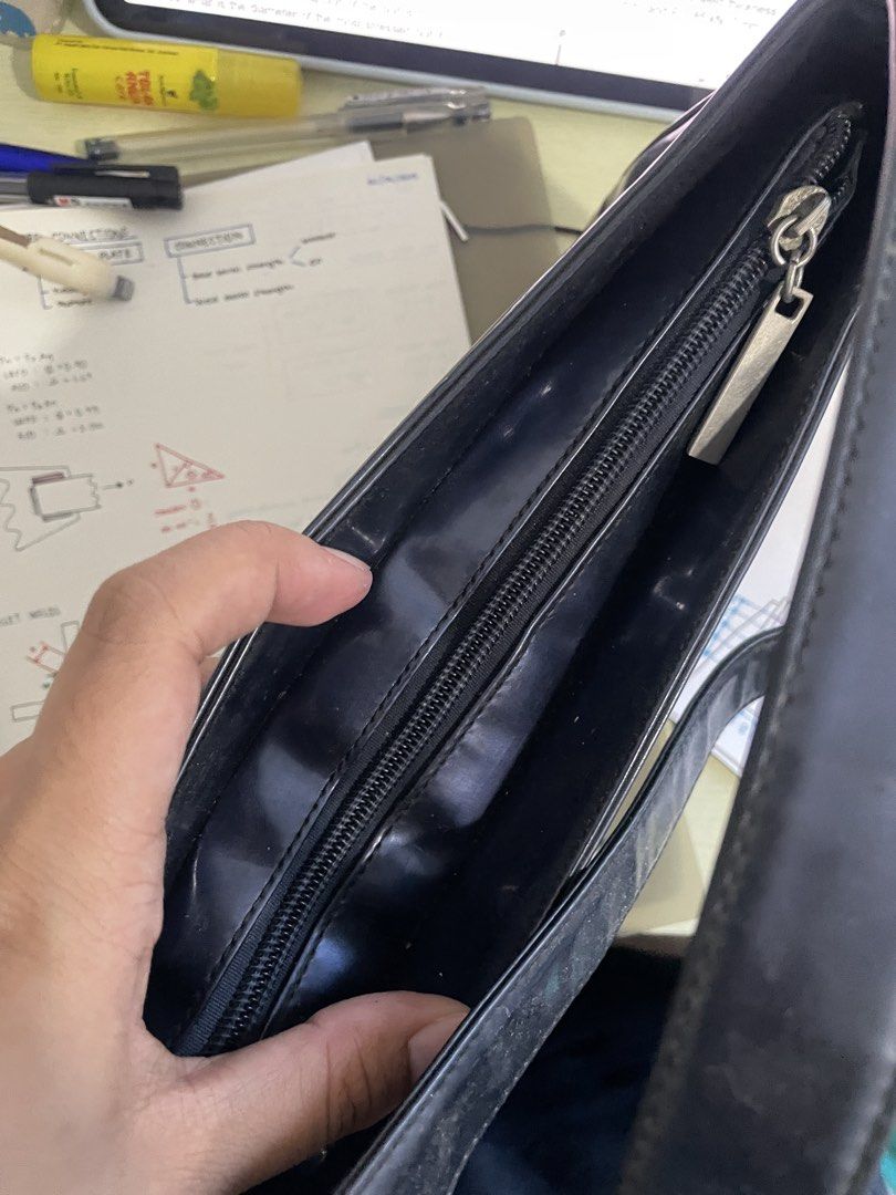 blue shoulder bag (Category: Shoulder Bags) located in Manila. Submitted by dianneeeee12 (Listing ID 1463934756, Image 3). Description: no issue. kind of shiny navy blue. actual pic posted. .